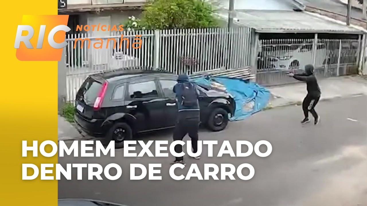 Rapaz sem passagens pela polícia é executado dentro de carro; encapuzados deram 18 tiros