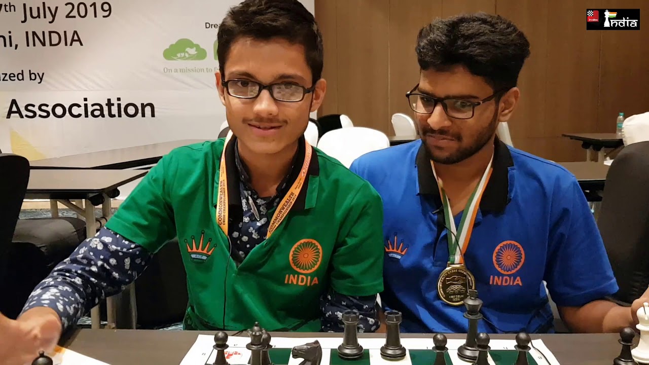 When a GM enters the analysis session | Commonwealth under-20 champions Suyog and Indrajeet
