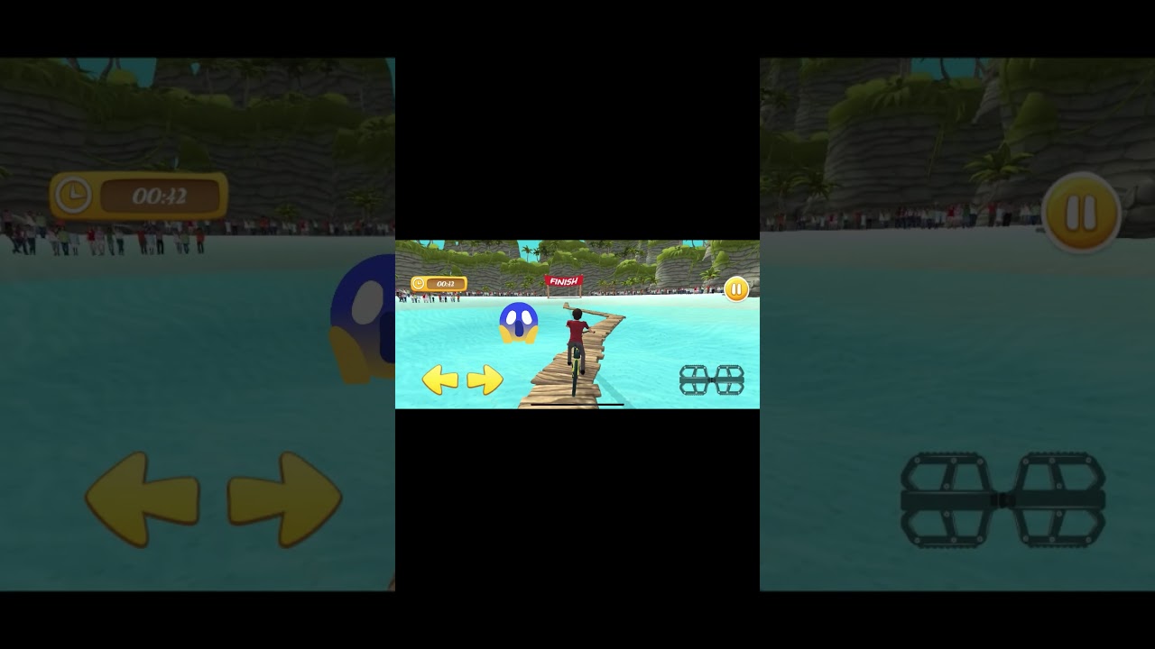 1. Pool Cross Cycle Game | Extreme Bike Challenge 