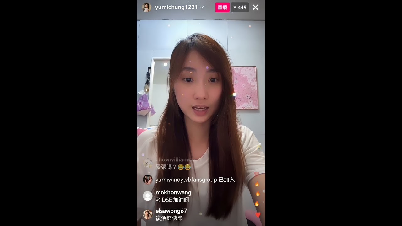 素顏 Yumi IG Live💕 19:10 1 Apr 2024