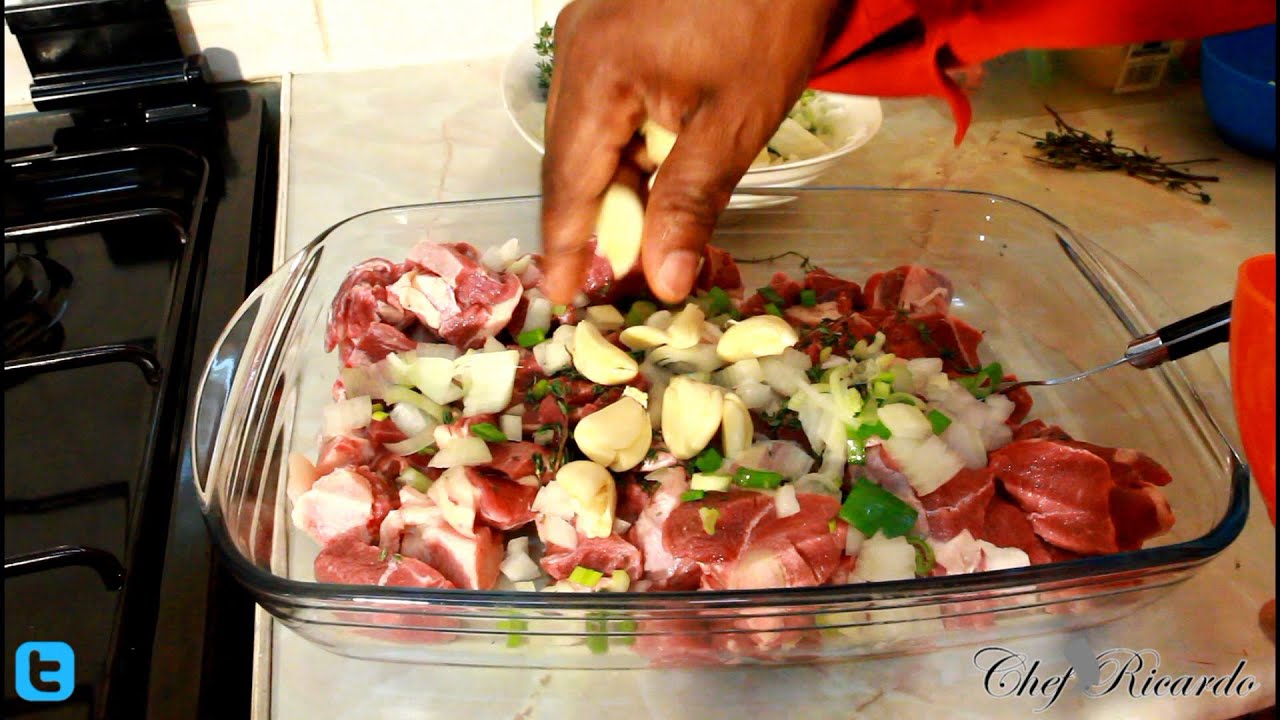 Hot To Marinate Curry Goat Or Curry Mutton | Recipes By Chef Ricardo