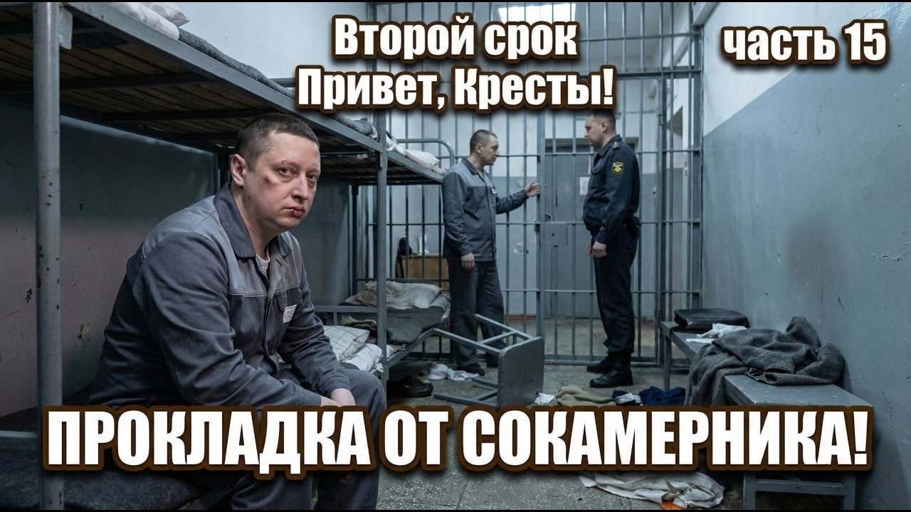 ВТОРОЙ СРОК часть 15 | Подстава от сокамерника | Драка в хате | Письмо из дома | Поэзия за решёткой
