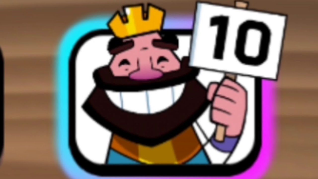 King 10th anniversary Emote sound | Clash Royale