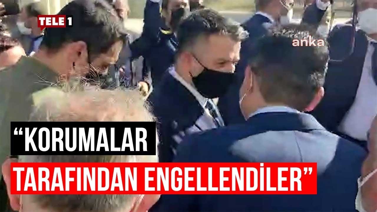 MHP'li Başkanı, Bakanın olduğu salona almadılar