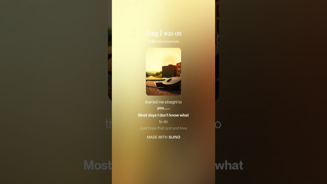 Song I was on Original by Scotty Dodson