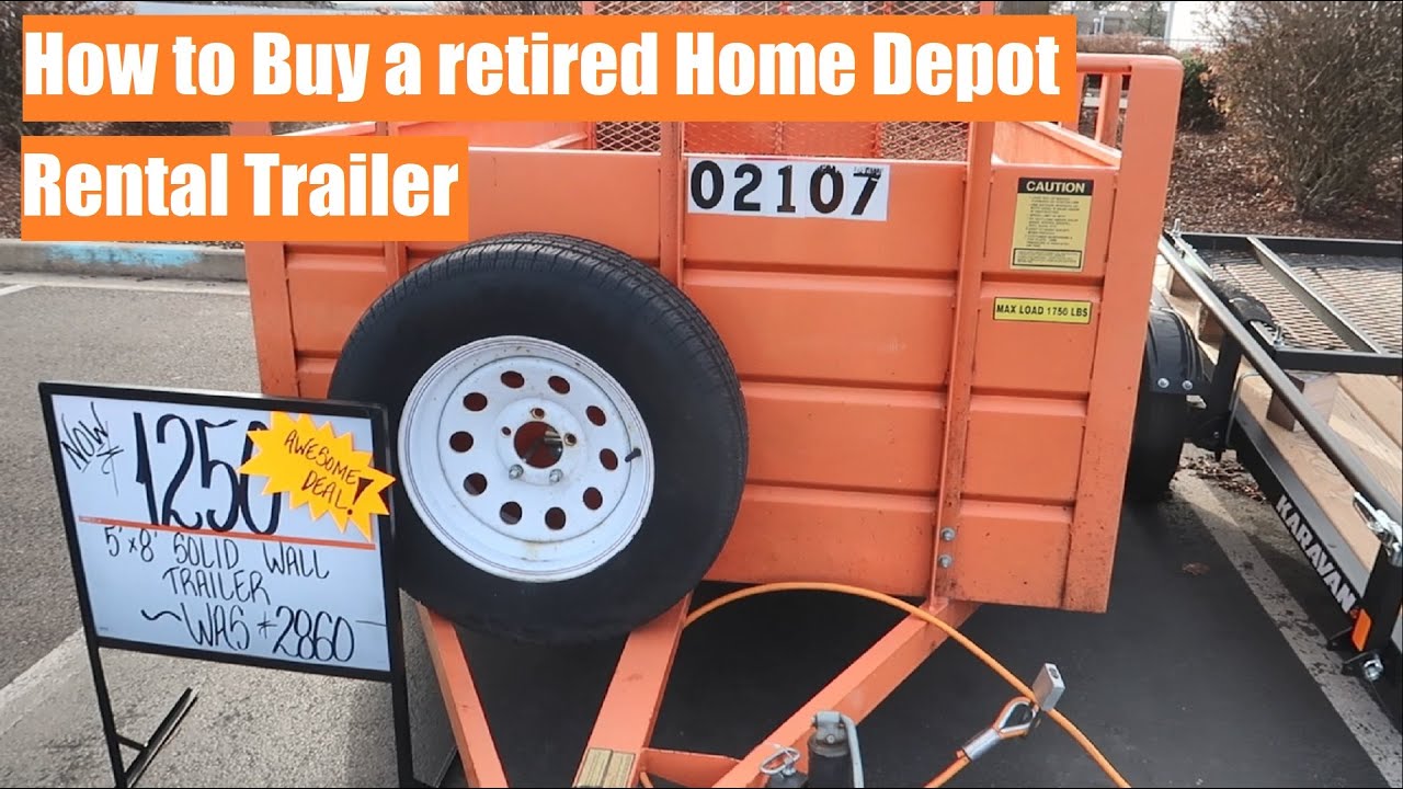 How to Buy a Home Depot Rental Trailer