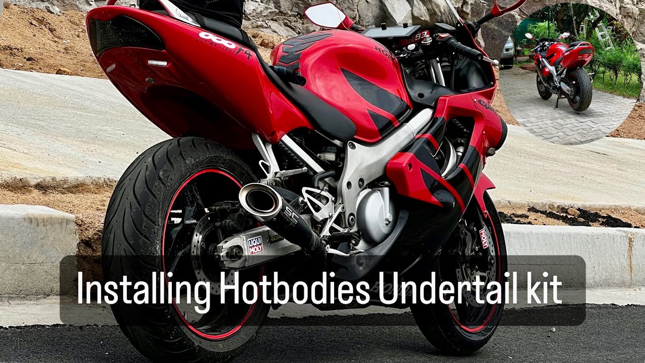 Installing the Best Undertail for CBR 600 F4 ever!
