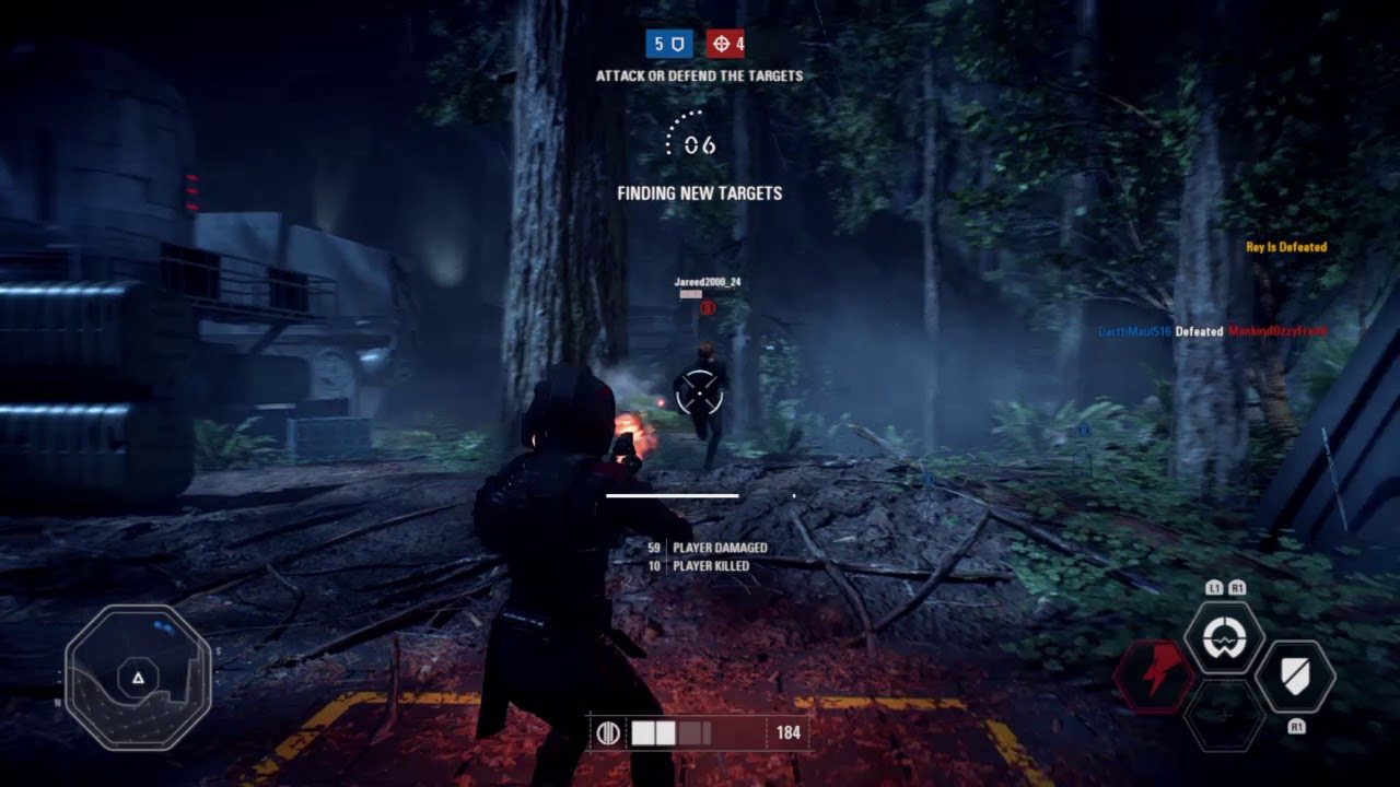 Star Wars Battlefront 2- Iden Versio vs Rey and Luke