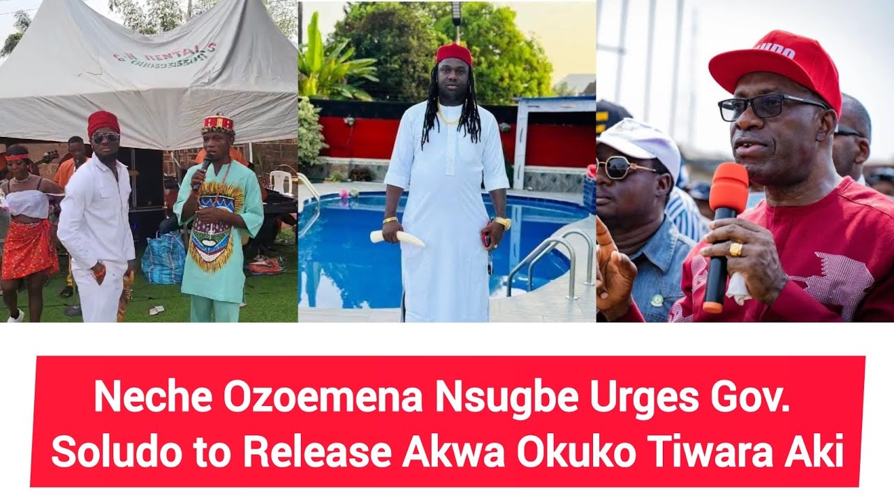 Neche Ozoemena Nsugbe Urges Gov. Soludo to Release Akwa Okuko Tiwara Aki