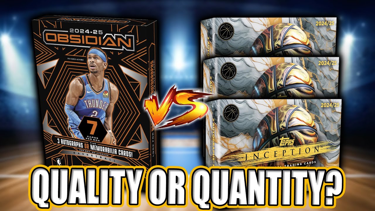 КАЧЕСТВО ИЛИ КОЛИЧЕСТВО?!! | 2024-25 Panini Obsidian NBA против Topps Inception: битва баскетболь...