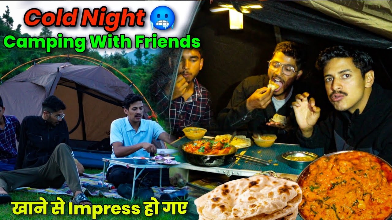 Cold Night Camping With Friends 🌲❄️ | Forest Adventure in Uttarakhand | Unknown Dreamer