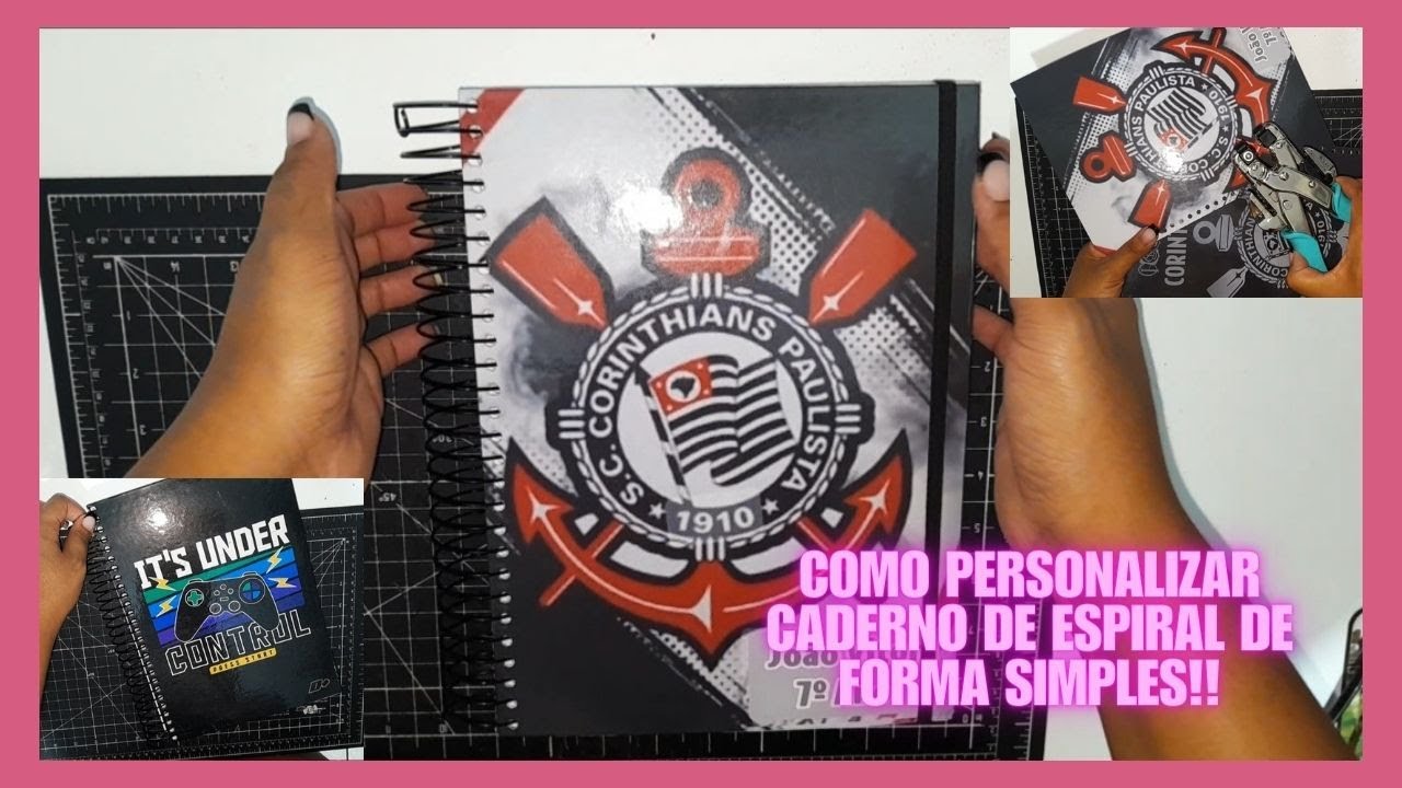PAP | COMO PERSONALIZAR CADERNO ESPIRAL SEM FERRO DE SOLDA | SAMARA LUZ