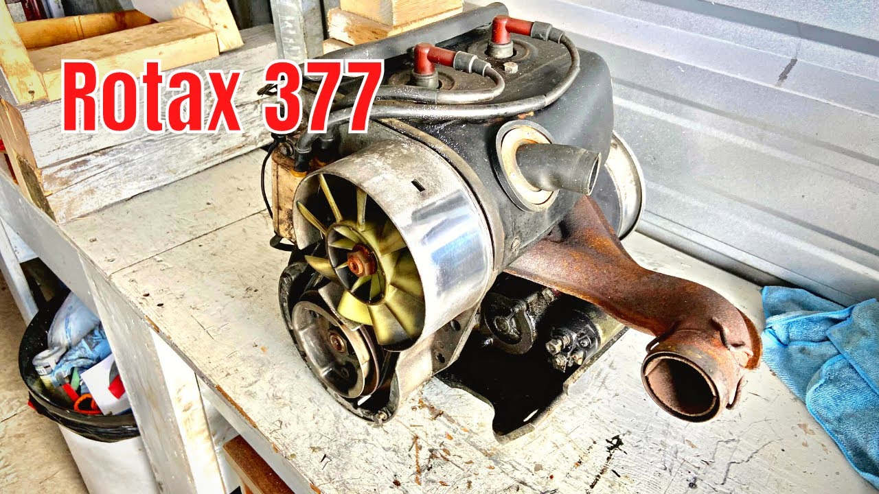 Rotax 377 engine tear down and clean