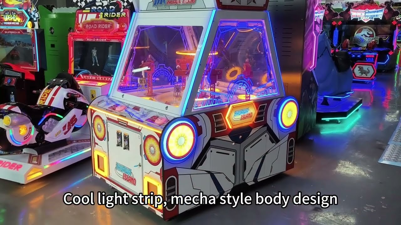 The Giant Mecha Crane! 🕹️ Zhuawa Island 4-Player Arcade Gift Machine | Centerpiece Attraction