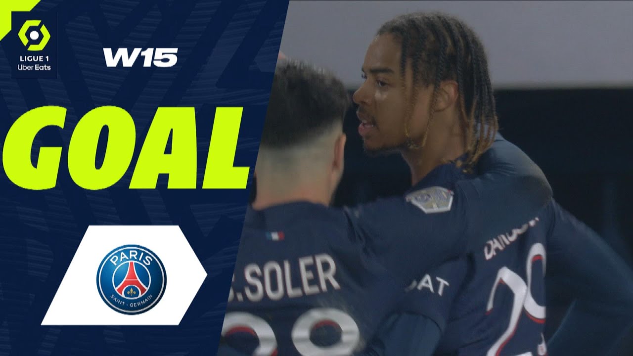 Goal Bradley BARCOLA (41' - PSG) PARIS SAINT-GERMAIN - FC NANTES (2-1) 23/24