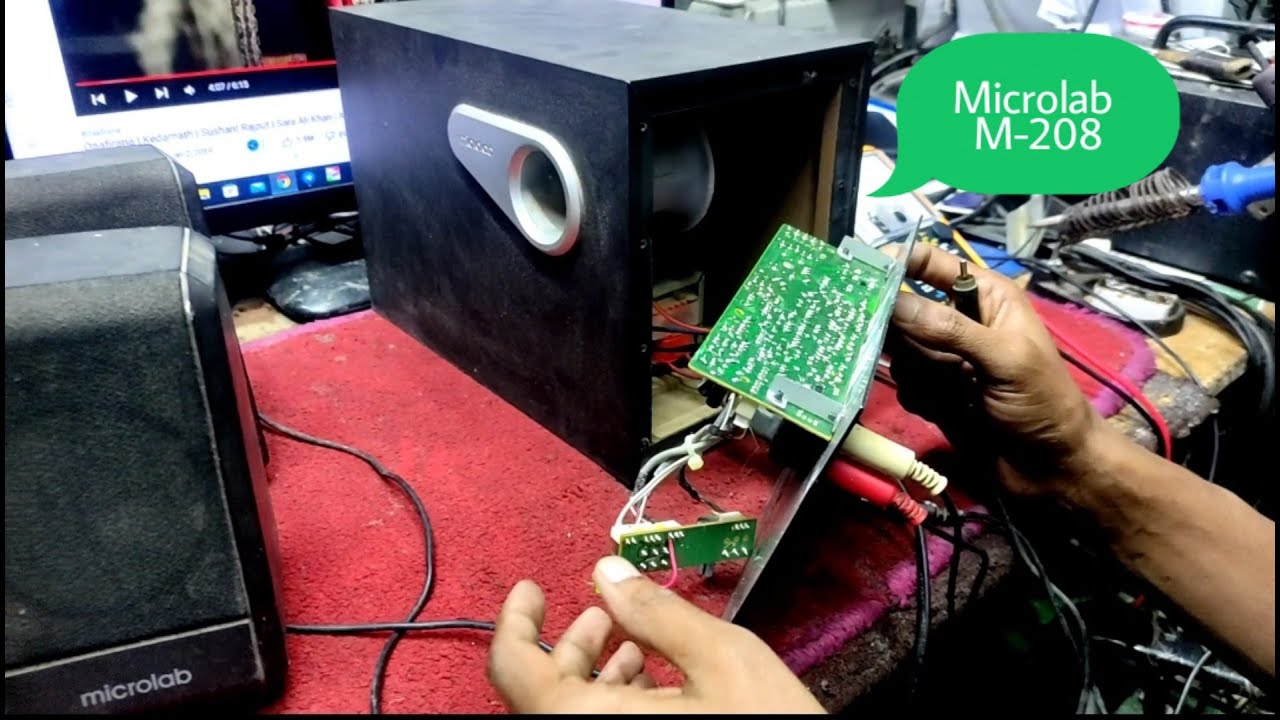 How To Repair Microlab M-208 Speaker in Bangla 2022|  @ExpertSolutionBD