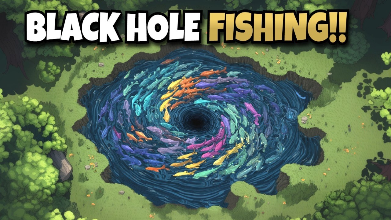 Fishing, but with A FREAKING BLACK HOLE!!
