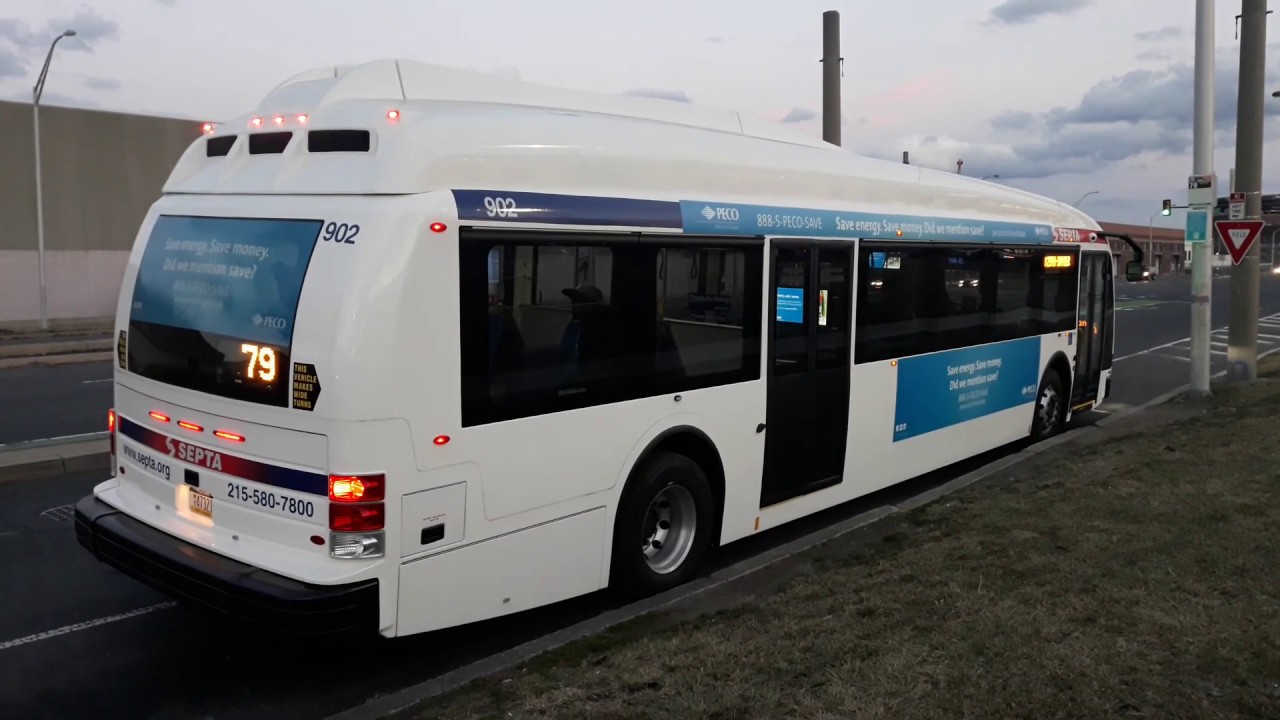 SEPTA Route 79: 2017 Proterra Catalyst E2 BE40 #902 Ride!