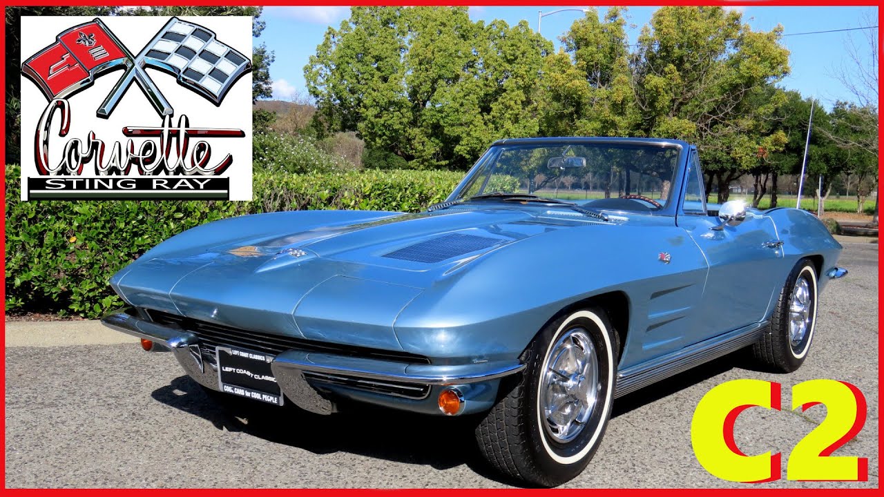 1963 Chevrolet Corvette C2 Convertible in Silver Blue Metallic