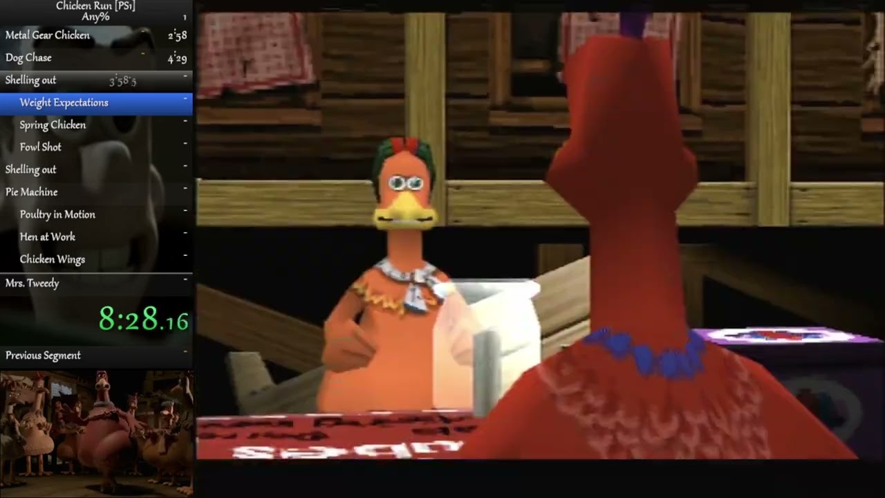 Chicken Run (PS1): Any% - 44:16 [Speedrun]