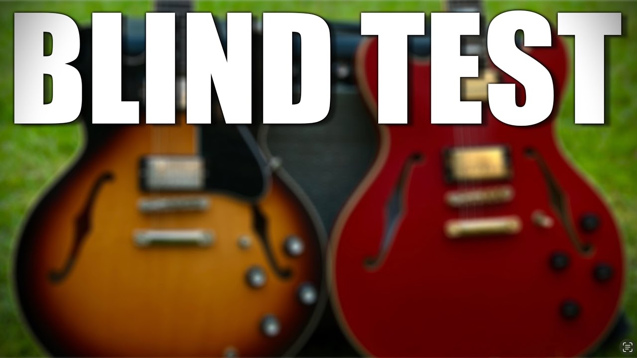 BLIND TEST! Gibson ES335 VS DAngelico Deluxe DC