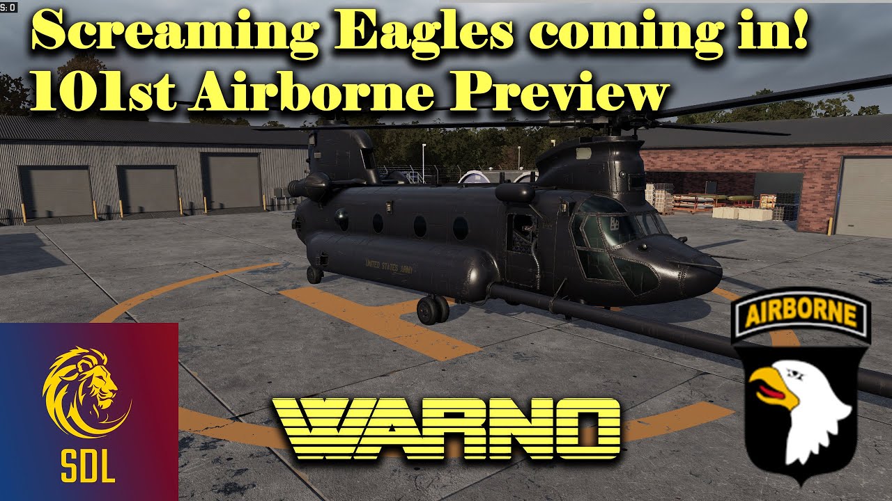 Helo Spam in Style coming in! 101st Airborne Division Nemsis DLC Preview! Part 1/2 WARNO