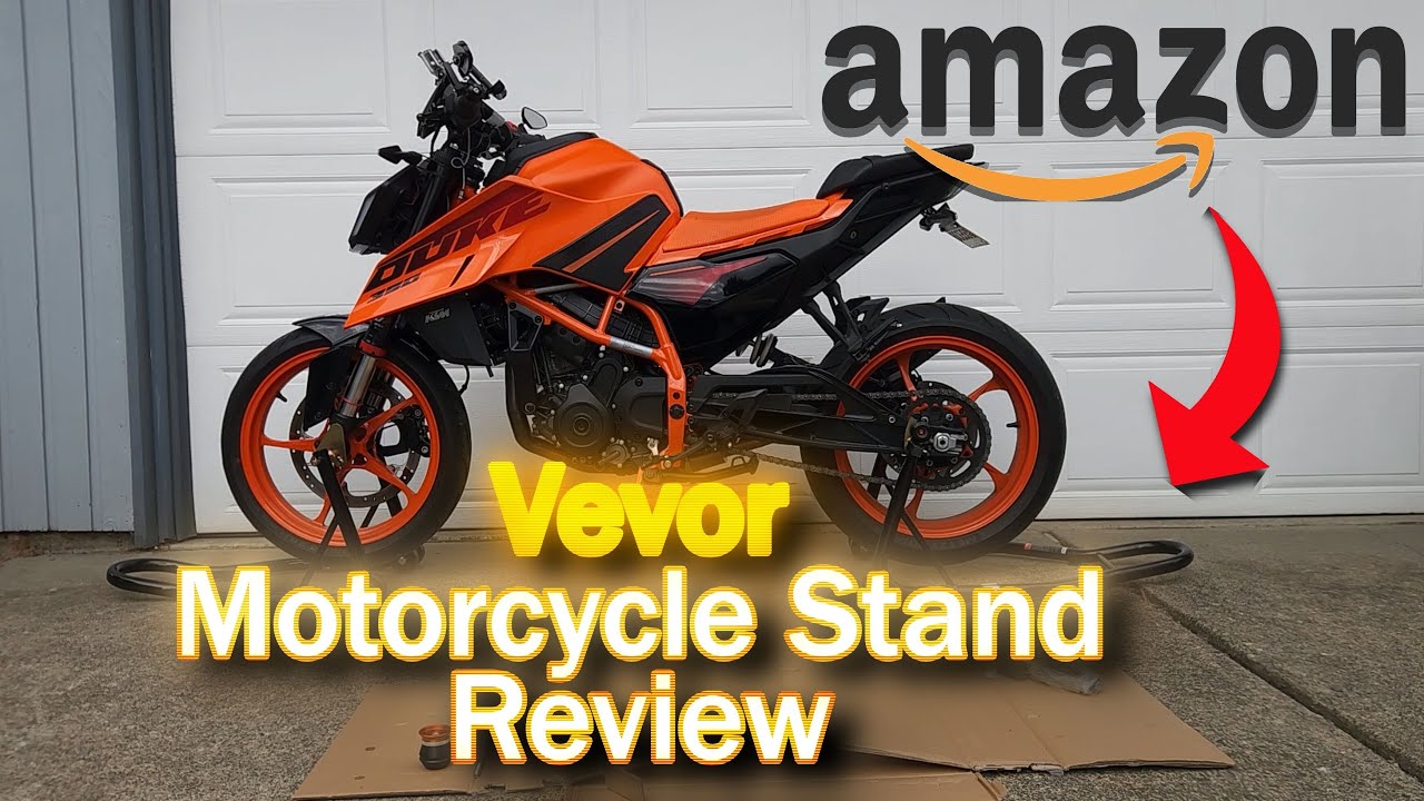 Amazon Vevor Motorcycle Stand Unboxing + Build + Review | Is It Worth It?