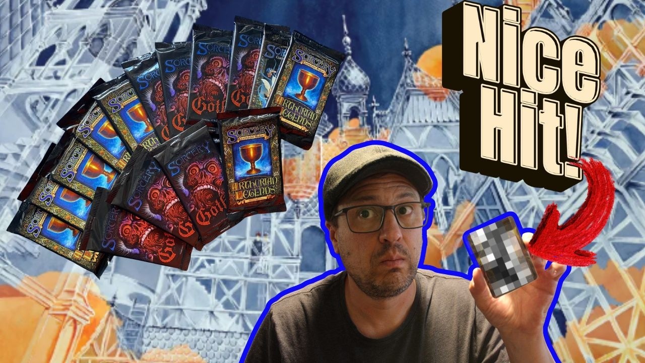 I Found a Stack of Sorcery Packs at the Video Game Store! We got a couple Nice Hits - Free Packs!