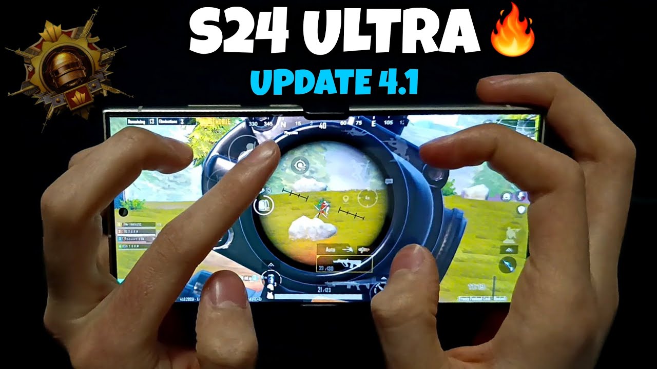 SAMSUNG S24 ULTRA HANDCAM IN 2025 🔥 PUBG TEST SMOOTH + 120FPS 😱 | UPDATE 4.1 LIVIK GAMEPLAY!