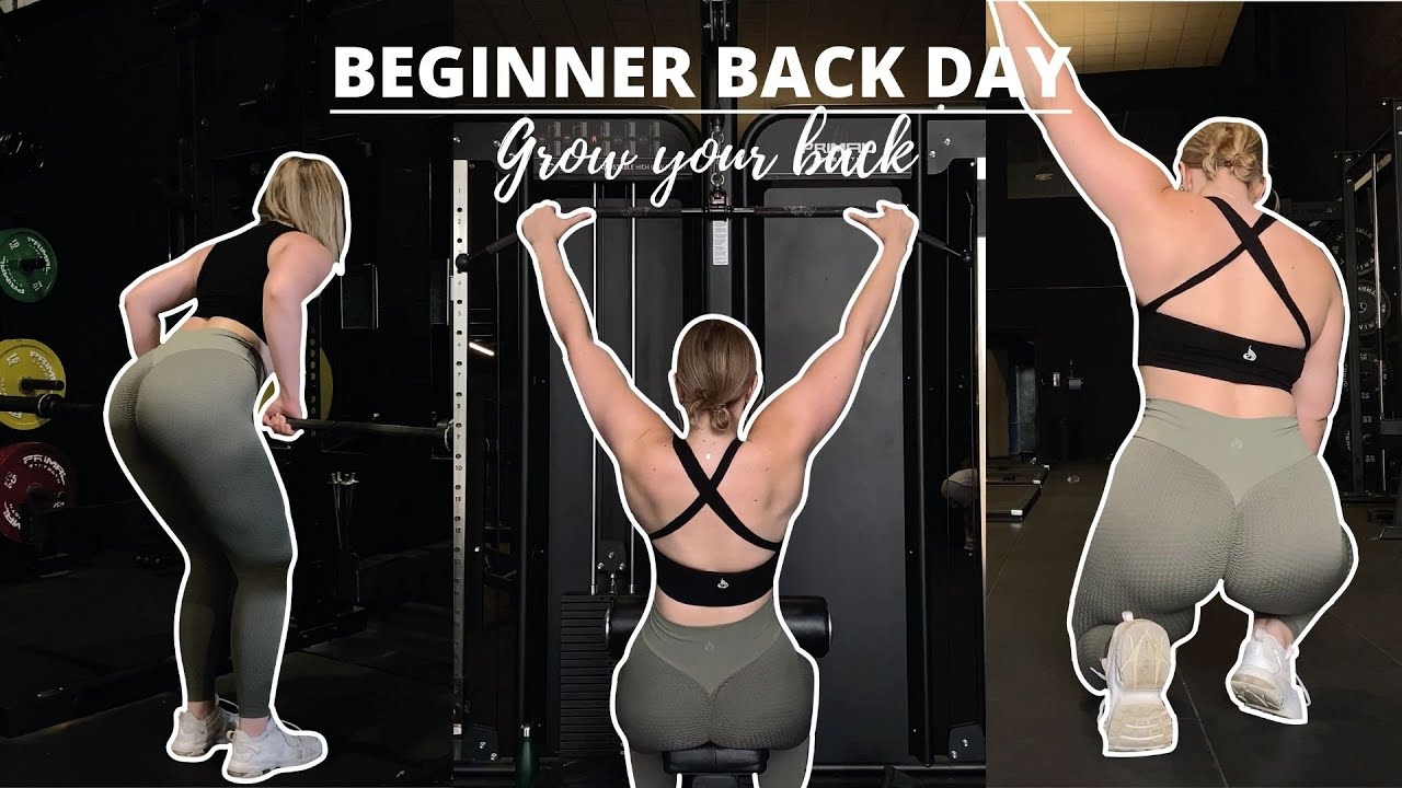 BEGINNER BACK WORKOUT...best exercises for beginners