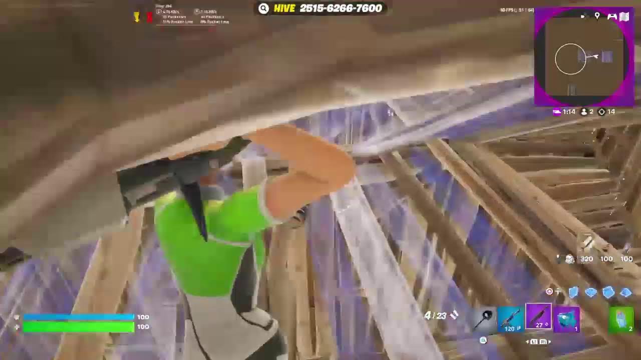 Playing Fortnite with a mic