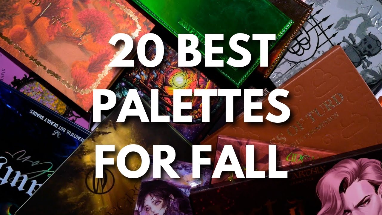 The BEST palettes for FALL | Top 20 indie eyeshadow palettes for autumn