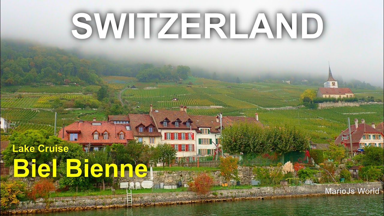 Cruising Swiss Lake Biel ASMR 🇨🇭 Switzerland top places