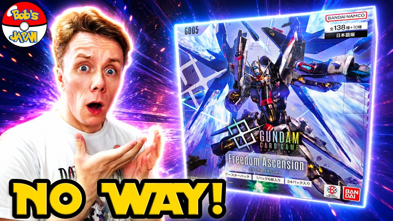 I PULLED AN INSANE PARALLEL CARD!! Gundam Card Game Freedom Ascension (GD05) Opening!