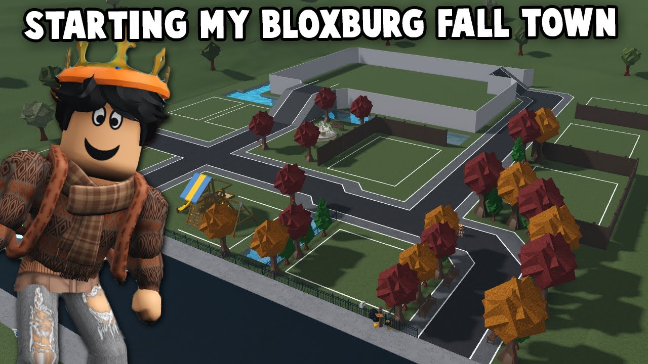 STARTING MY NEW BLOXBURG FALL TOWN...