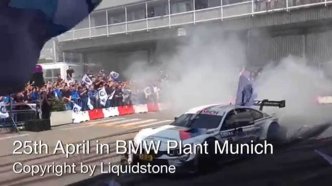 The all new BMW M4 DTM in action driven by Dirk Mueller