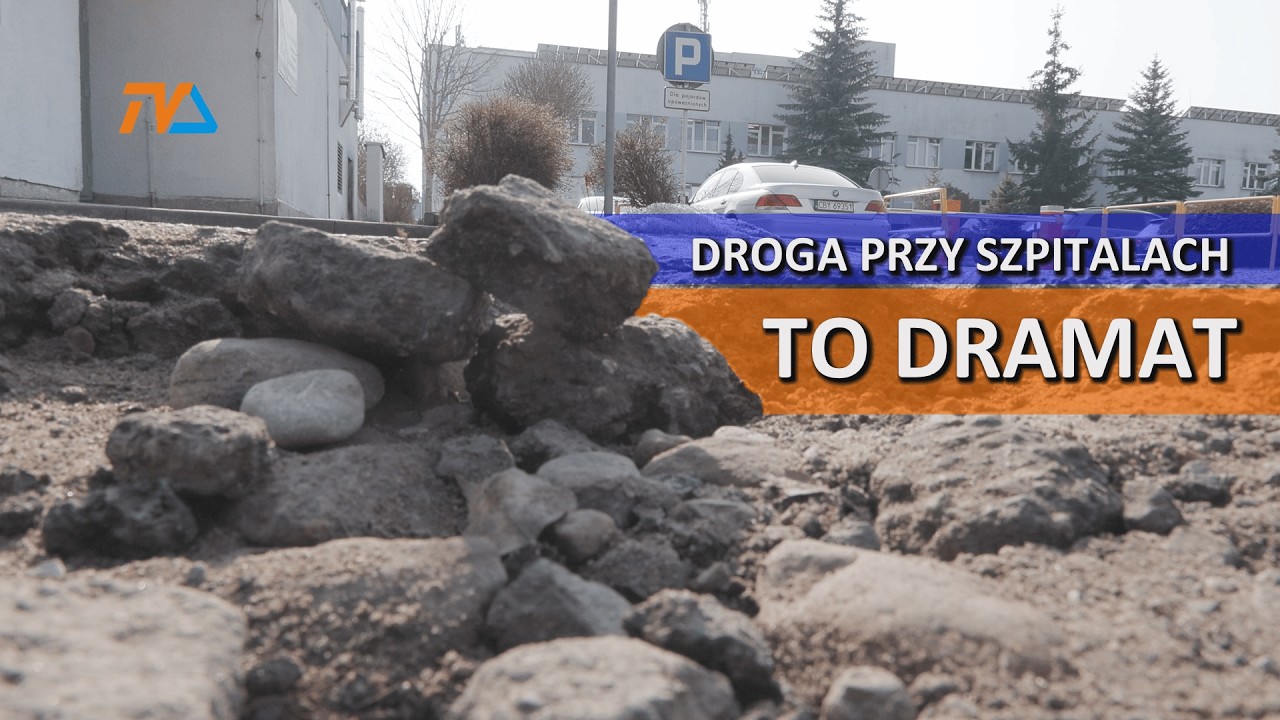 Skutki zimy? Droga przy szpitalach to dramat. |TV SUWAŁKI