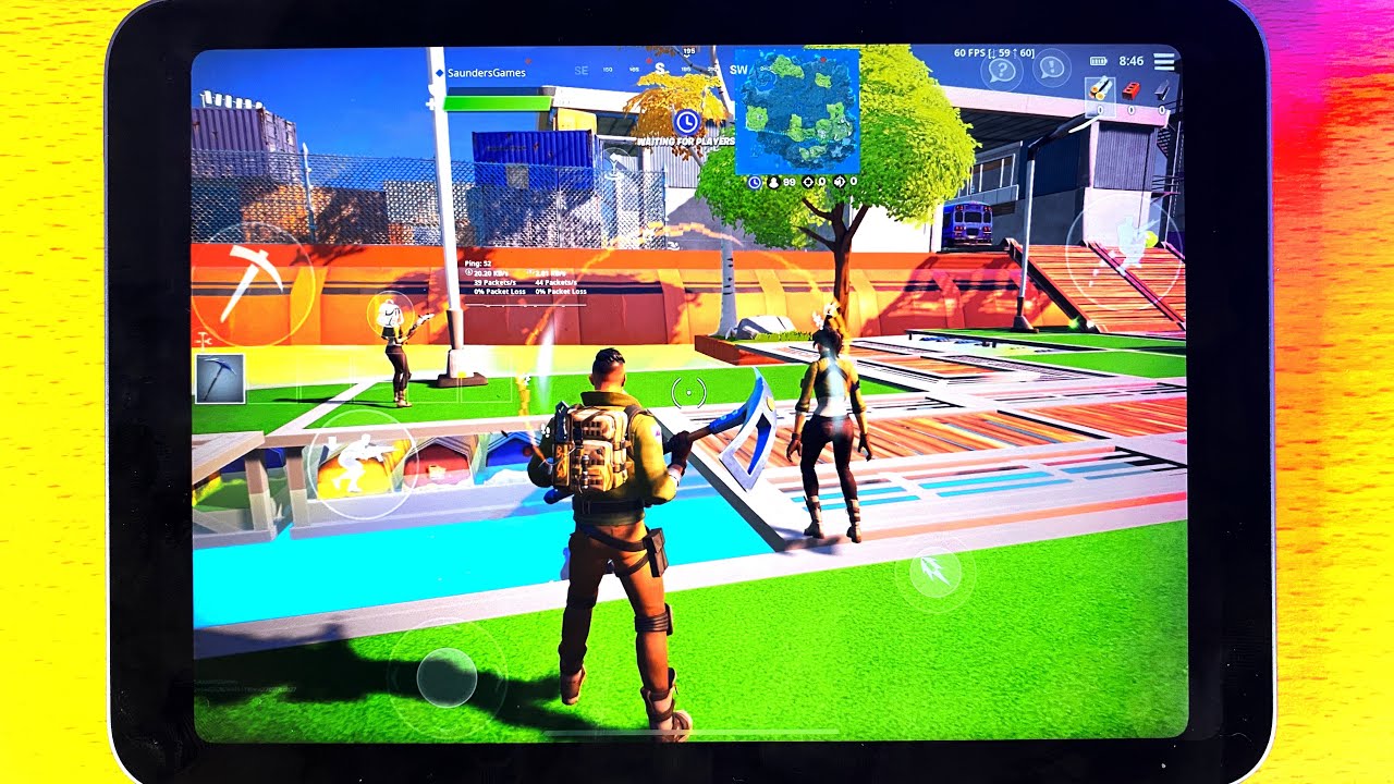iPad mini 6 Fortnite Gameplay! [Fortnite Mobile] [2021 iPad Mini Gaming Test]