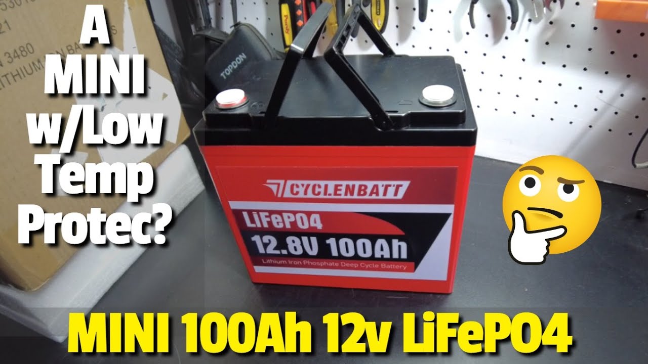 CYCLENBATT 12V 100Ah Mini LiFePO4