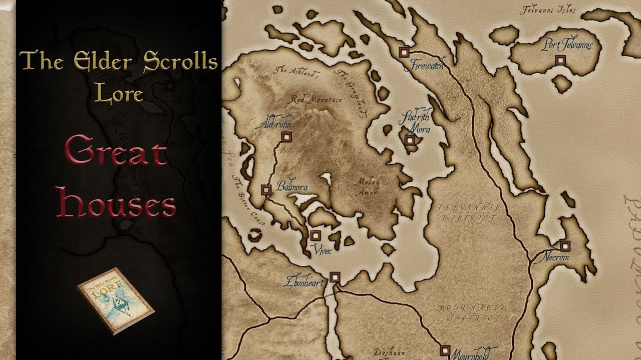 The Great Houses of Morrowind - The Elder Scrolls Lore