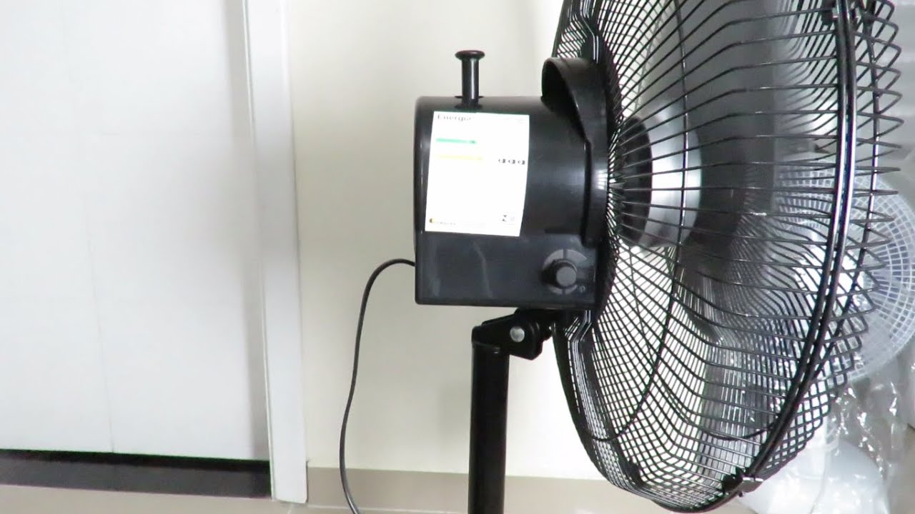 Ventilador De Coluna Turbo Tufão 50cm Loren Sid - Teste Funcionamento e Funções Inclinação Oscilação
