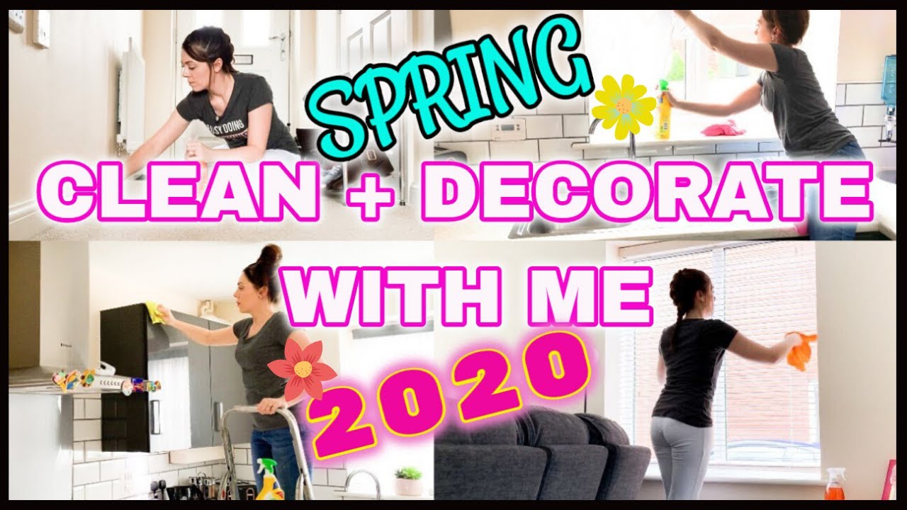 🌸🥕 SPRING DECORATE + CLEAN WITH ME 2020 | DEEP SPRING CLEANING MOTIVATION | SPRING HOME DECOR
