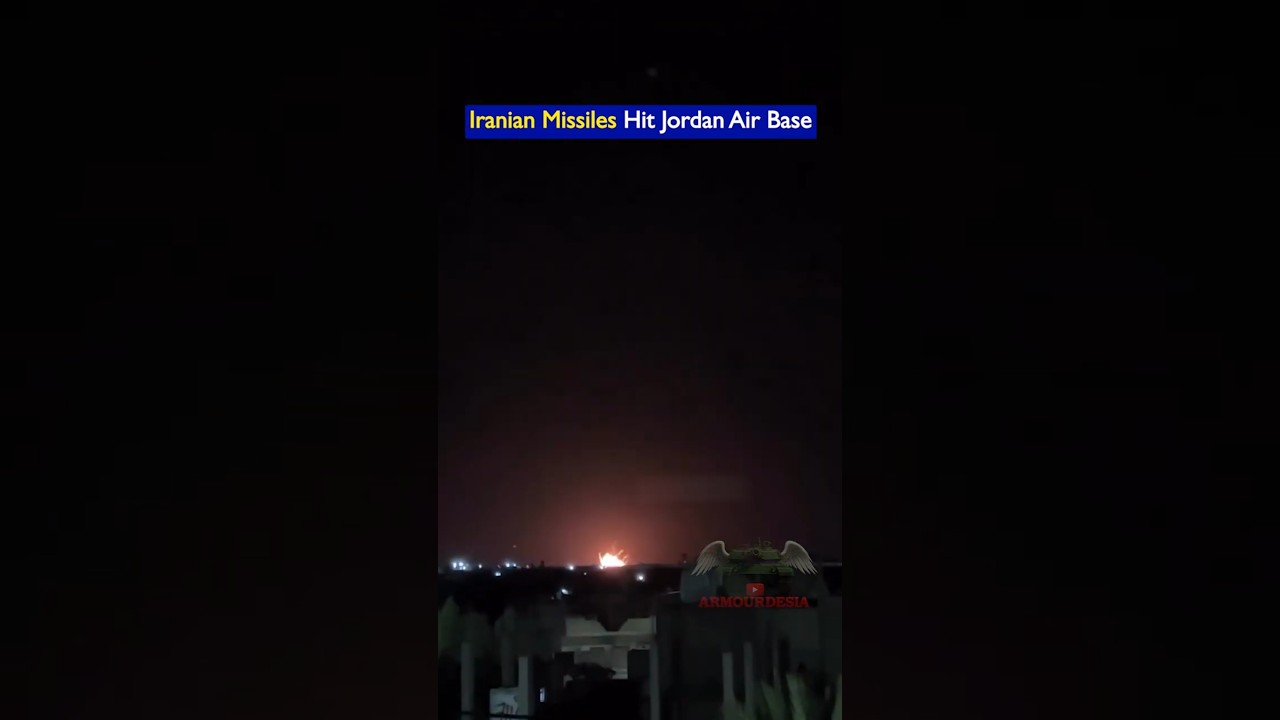 Two Iranian Ballistic Missiles Hit Jordan's Muwaffaq Salti Air Base