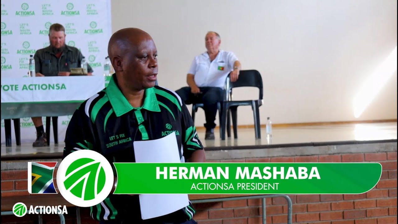 President Mashaba addresses the forgotten community of Ficksburg in the Free State