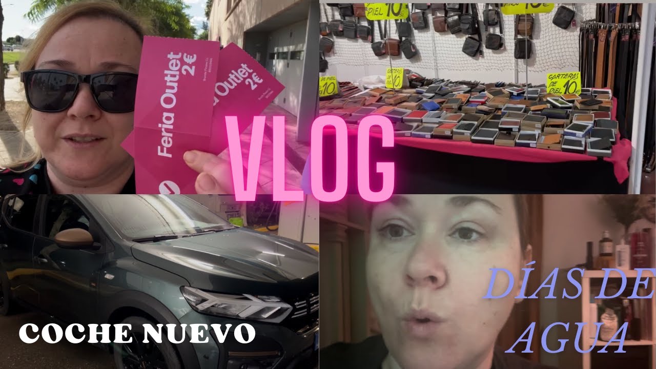 Lluvia, coche nuevo y feria outlet Cartuja Sevilla/ VLOG 5