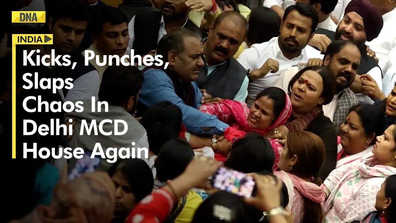 Ruckus In Delhi MCD House Again: AAP, BJP register complaint; standing committee election cancelled