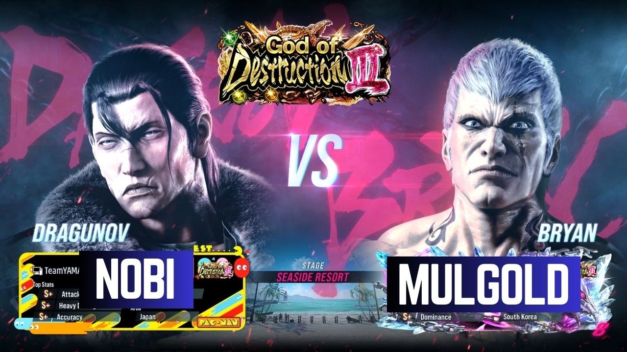 Tekken 8 - NOBI (Dragunov) vs MULGOLD (Bryan) ranked matches