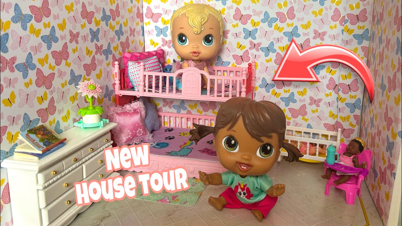 Baby alive crib life dolls Morning routine ☀️ NEW house tour 