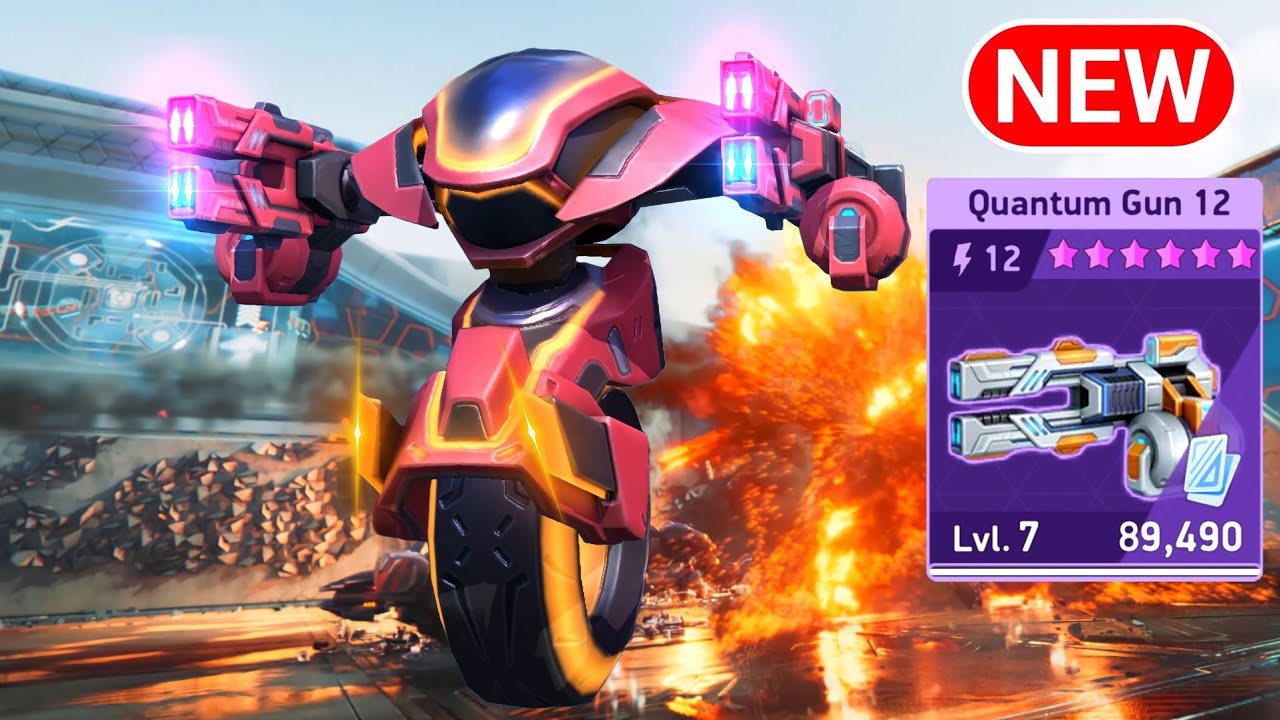NEW WEAPON Quantum Gun 12 - Killshot - Mech Arena