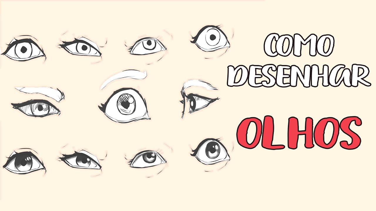Como Desenhar Olhos (Anime ou Realista)-Passo a Passo!